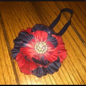 Red and Blue Tieks Flower